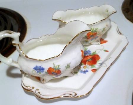 C1903 Mini Creamer & Open Sugar with Tray