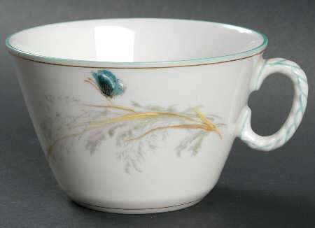 Meadow Visitors (Smooth, Turquoise Trim) Flat Cup