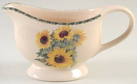 Sunflower Gravy Boat by Home & Garden Party