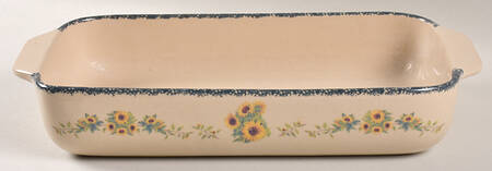 Sunflower 12" Rectangular Baker by Home & Garden Party