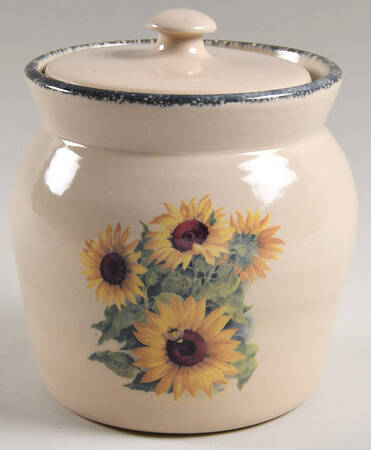 Sunflower Small Canister & Lid