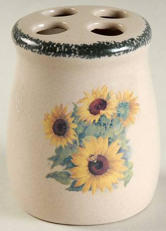 Sunflower Toothbrush Holder by Home & Garden Party