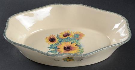 Sunflower 12'' Oval Baker
