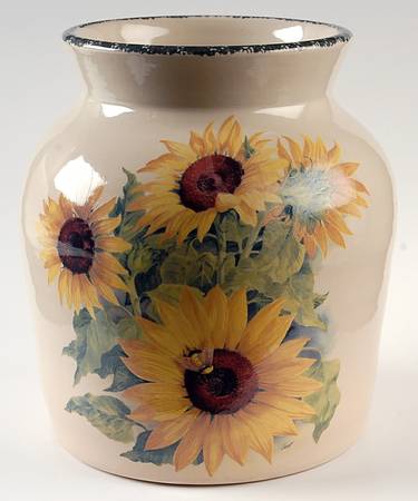 Sunflower Extra Large Canister No Lid by Home & Garden Party