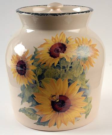 Sunflower Extra Large Canister & Lid by Home & Garden Party
