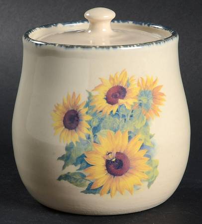 Sunflower Sugar Bowl & Lid by Home & Garden Party