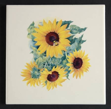 Sunflower Tea Tile