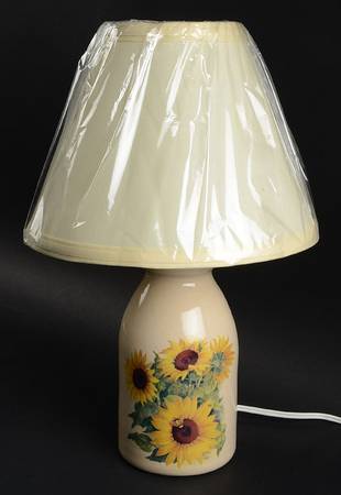 Sunflower Electric Lamp & Shade