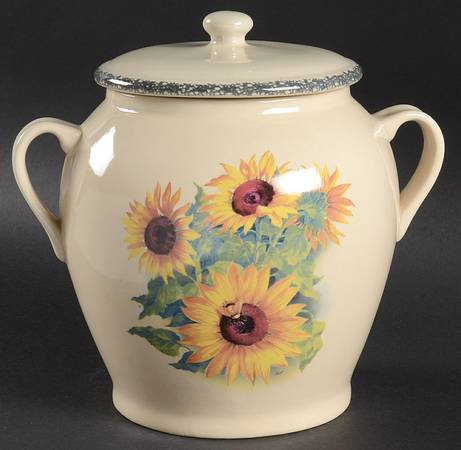 Sunflower Small Canister & Lid by Home & Garden Party