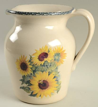 Sunflower 64 Oz Pitcher by Home & Garden Party