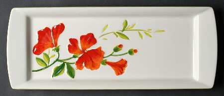 Garden Bouquet Rectangular Treat Tray