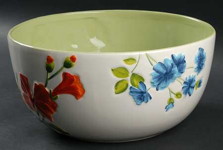 Garden Bouquet 10" Round Serving Bowl