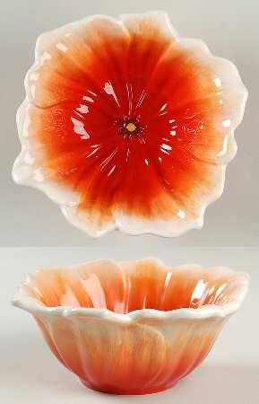 Garden Bouquet Figural Coupe Cereal Bowl