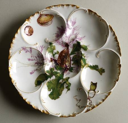 Sea Life Oyster Plate