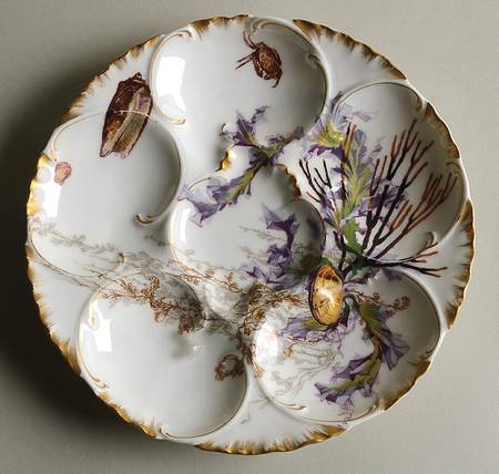 Sea Life Oyster Plate