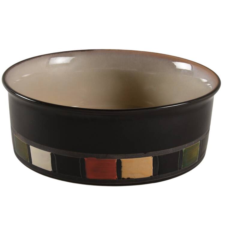 Mosaic Tile Medium Pet Bowl