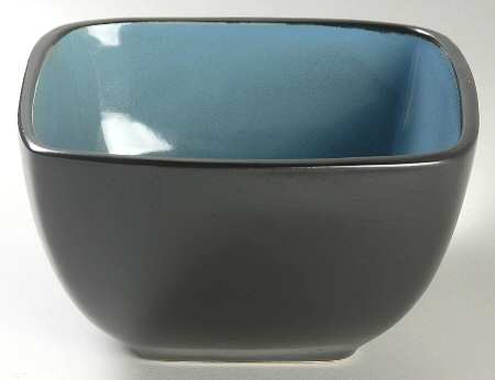 Rave Sky Blue (Square) Soup/Cereal Bowl