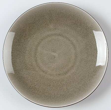 Zazen Gray Salad Plate