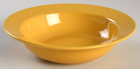 Hmq64 Yellow Rim Soup Bowl