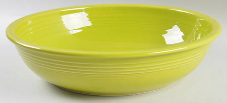 Fiesta Lemongrass (Intro 2009) Chip Bowl/Plate for Chip & Dip Set