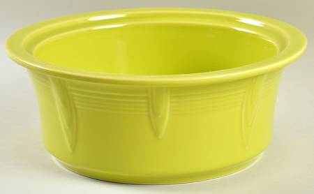 Fiesta Lemongrass (Intro 2009) 2.5 Qt Round Covered Casserole No Lid