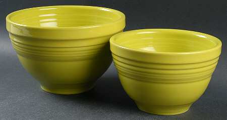 Fiesta Lemongrass (Intro 2009) 2 Piece Prep Bowl Set (PREB6, PREB7)