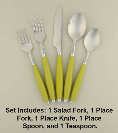 Fiesta Lemongrass (Intro 2009) (5 Pc) Flatware Set