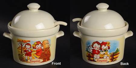 Campbell's Soup Tureen & Lid w/Ladle