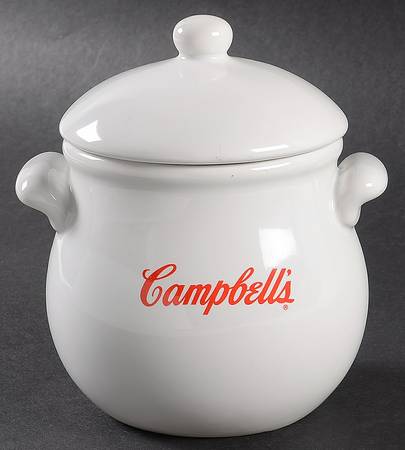 Campbell's Soup Sugar Bowl & Lid
