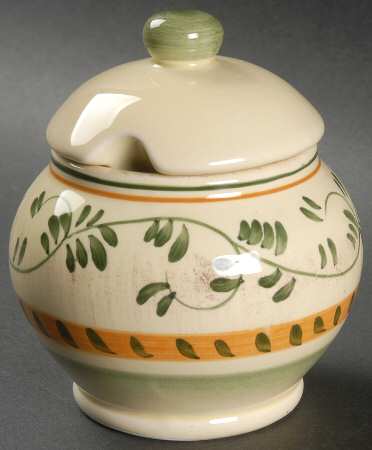 Amalfi Verde Sugar Bowl & Lid by Home Essentials