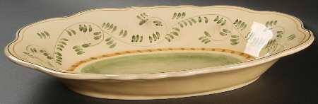 Amalfi Verde 14" Deep Round Platter by Home Essentials
