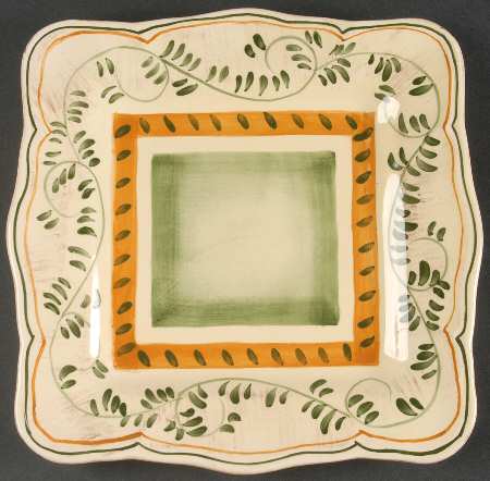 Amalfi Verde Square Luncheon Plate