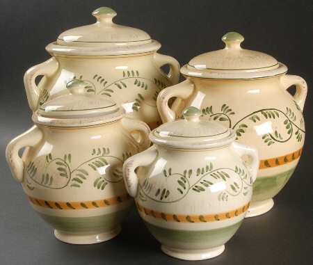 Amalfi Verde (4 Piece) Canister Set (Box Set)