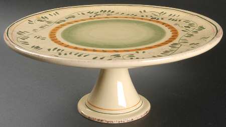 Amalfi Verde 12" Diameter Pedestal Cake Stand
