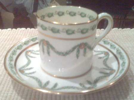 13698 (Smooth) Flat Demitasse Cup & Saucer Set
