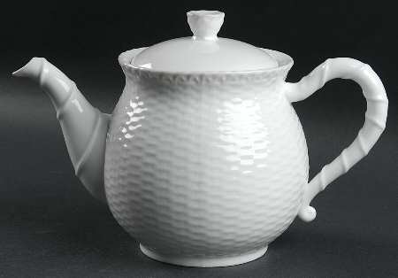 Basket Weave Teapot & Lid