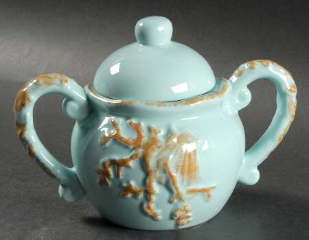 Reef Aqua Sugar Bowl & Lid