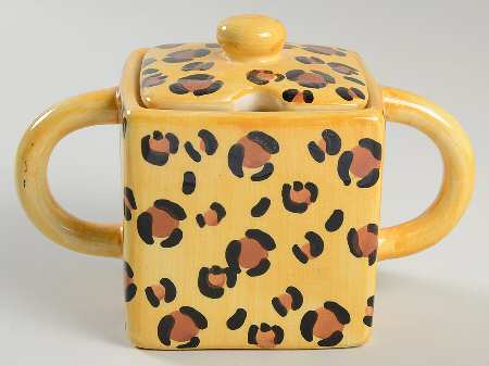 Safari Square Sugar Bowl & Lid