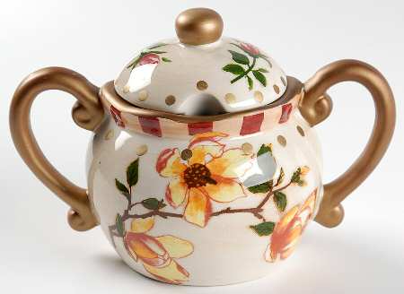 Fantasia Sugar Bowl & Lid by Home Essentials
