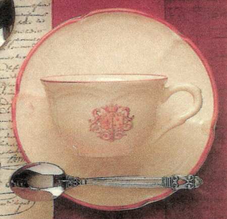Manoir Flat Cup & Saucer Set