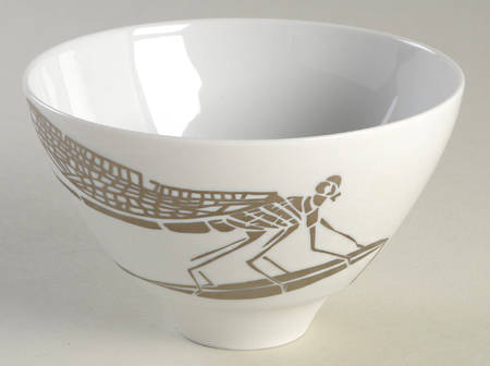 Outline Platinum 5" All Purpose Bowl by Hering Berlin