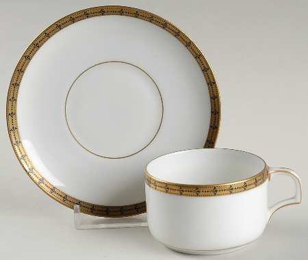 16446 Flat Demitasse Cup & Saucer Set
