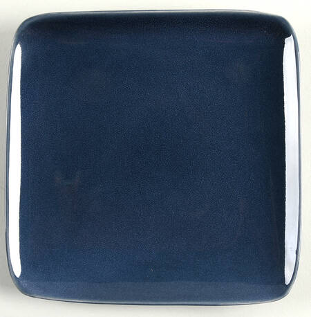 Retro Charcoal Salad Plate