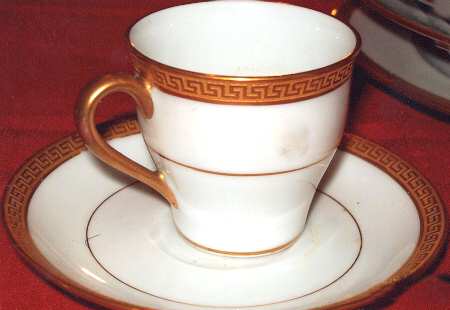 TIC157 Flat Demitasse Cup & Saucer Set