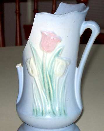 Tulip Blue 6" Vase