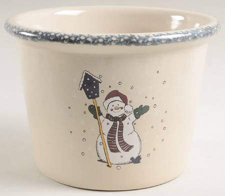 Snowman 5" Flower Pot