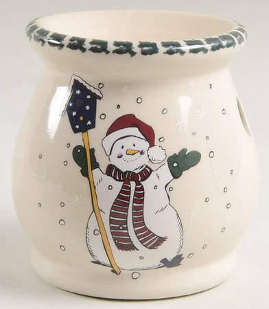 Snowman Wax Tart Burner/Warmer