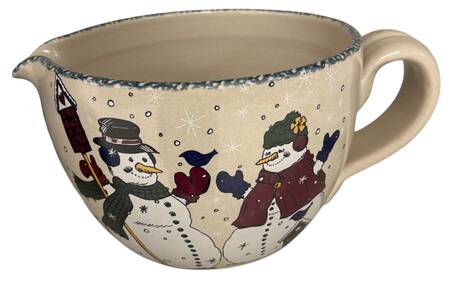 Snowman Batter Bowl