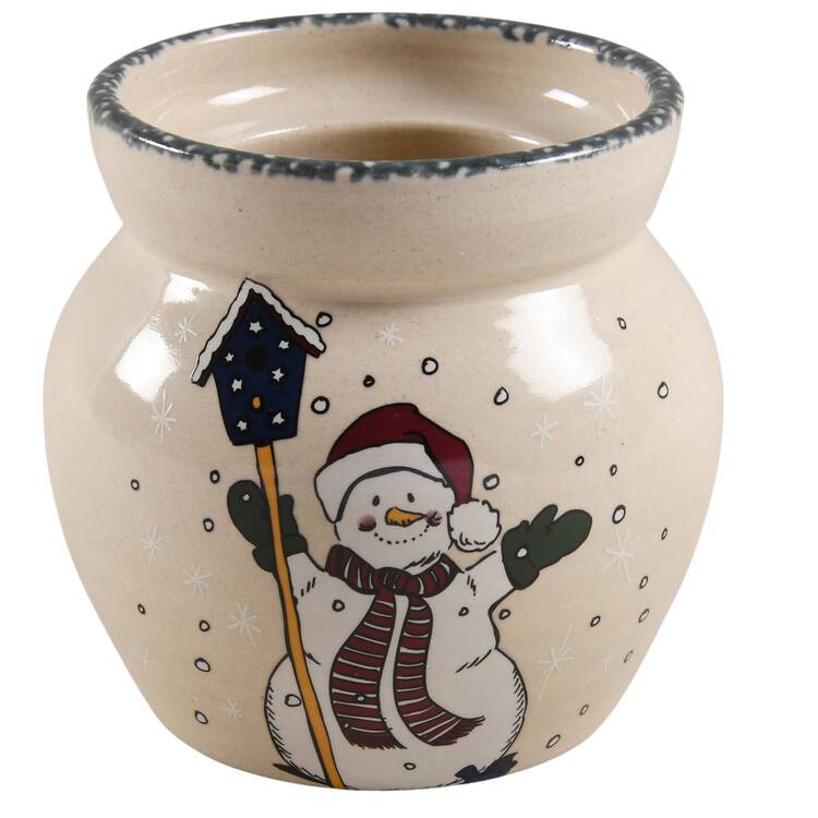 Snowman Sugar Bowl No Lid