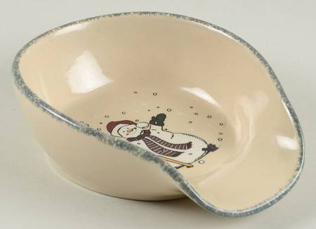 Snowman Spoon Rest/Holder (Holds 1 Spoon)